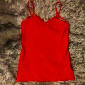 Express Red Sexy Tank Top